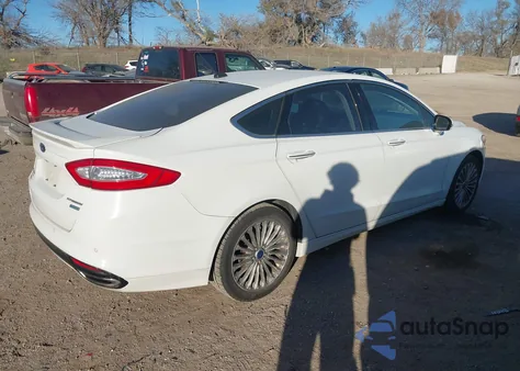 2014 Ford Fusion Titanium z USA, uszkodzony, nr VIN 3FA6P0K97ER122191